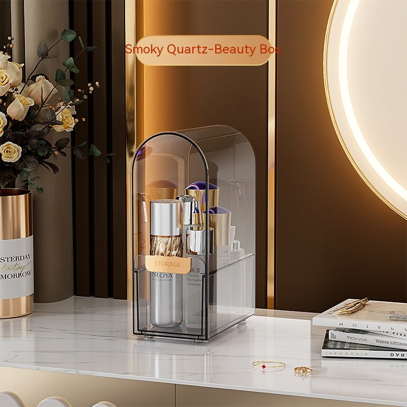 Desktop Large-capacity Cosmetics Dustproof Storage Box - Beuti-Ful