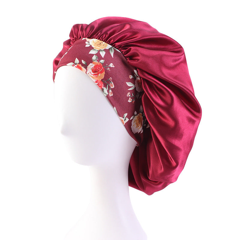 Bohemian Style Large Printed Hair Band Sleeping Hat - Beuti-Ful
