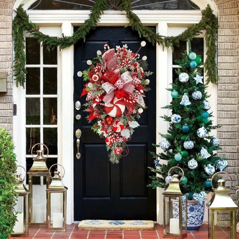 Christmas Upside Down Tree Door