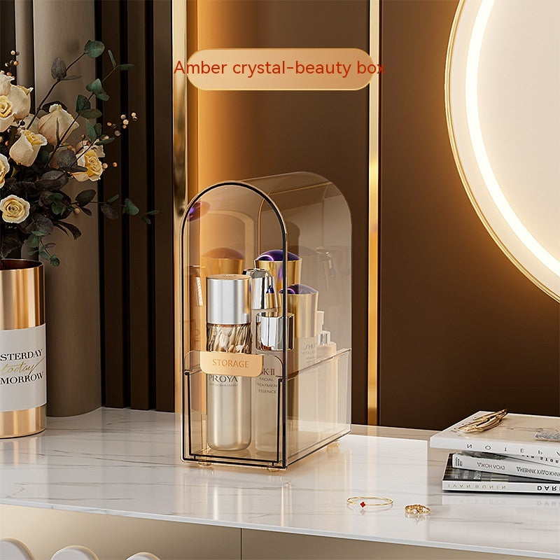 Desktop Large-capacity Cosmetics Dustproof Storage Box - Beuti-Ful