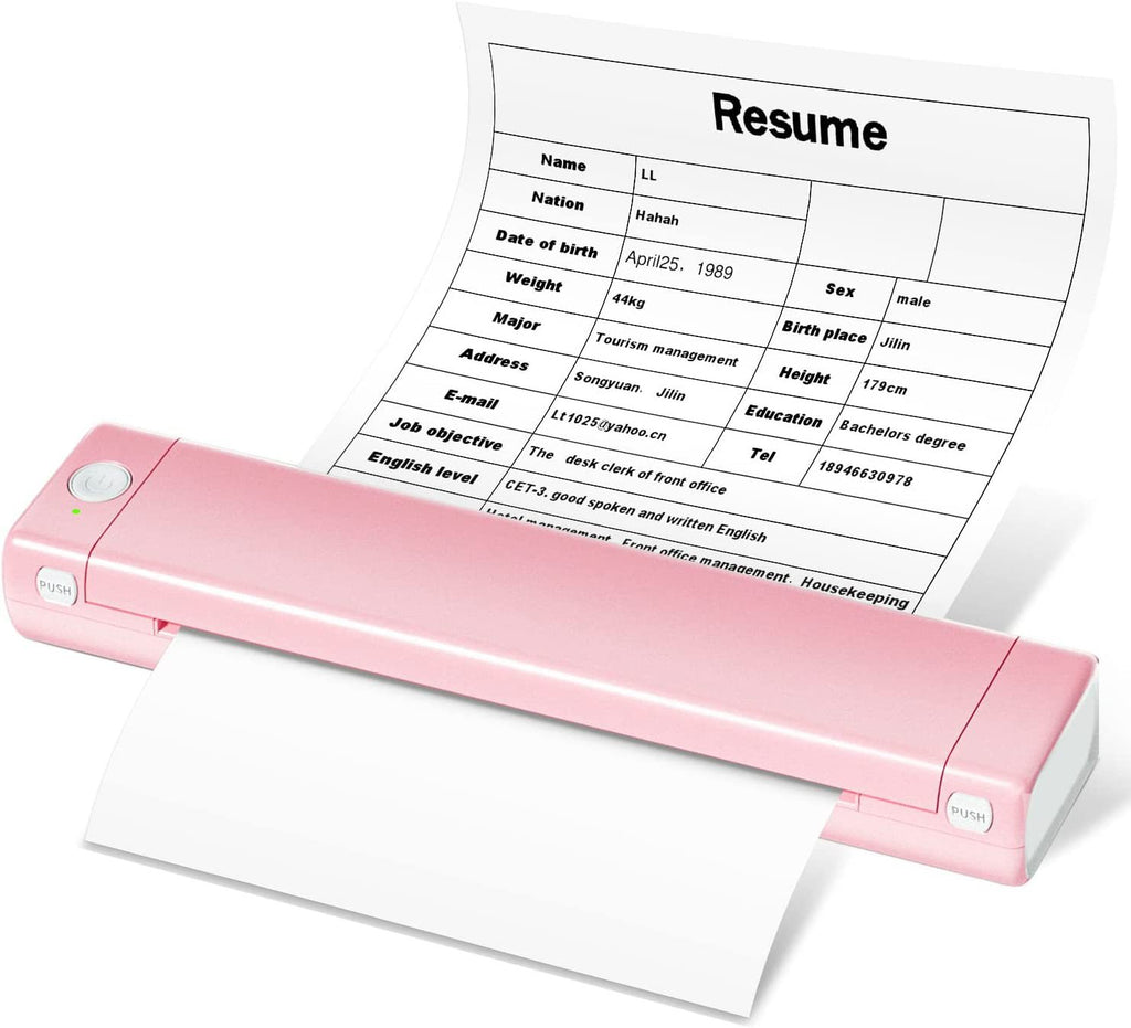 Small Mini Homework Paper Ink-free Office Portable A4 Thermal Wrong Question Printer - Beuti-Ful