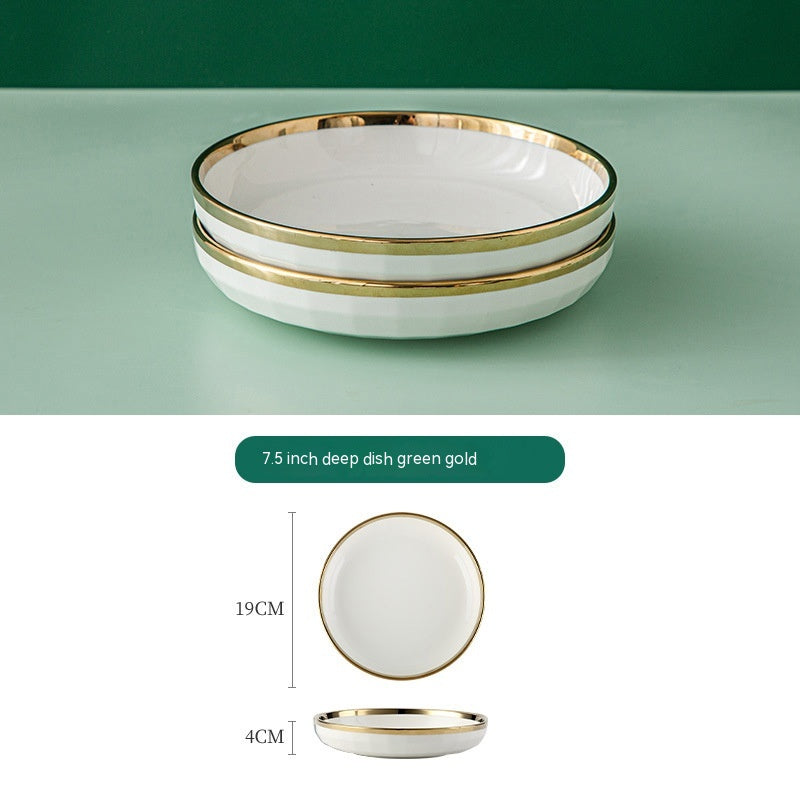 Light Luxury Nordic Creative Home Ceramic Rice Bowl - Beuti-Ful