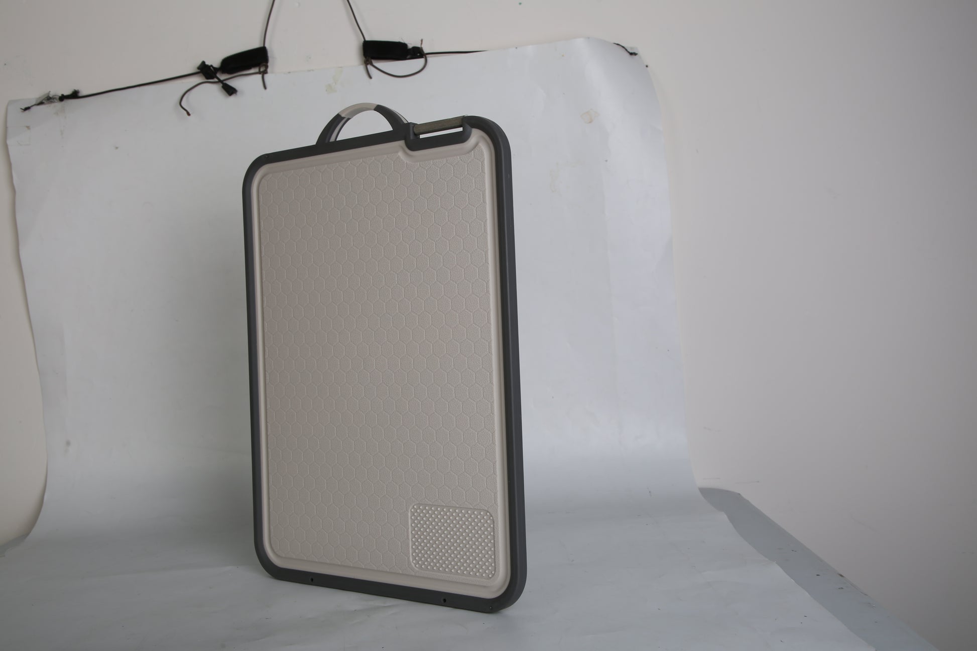 2Pcs Double Sided Cutting Board Stainless Steel Mesh Design With Grinding Zone Knife Sharpener Handle Dishwasher Safe