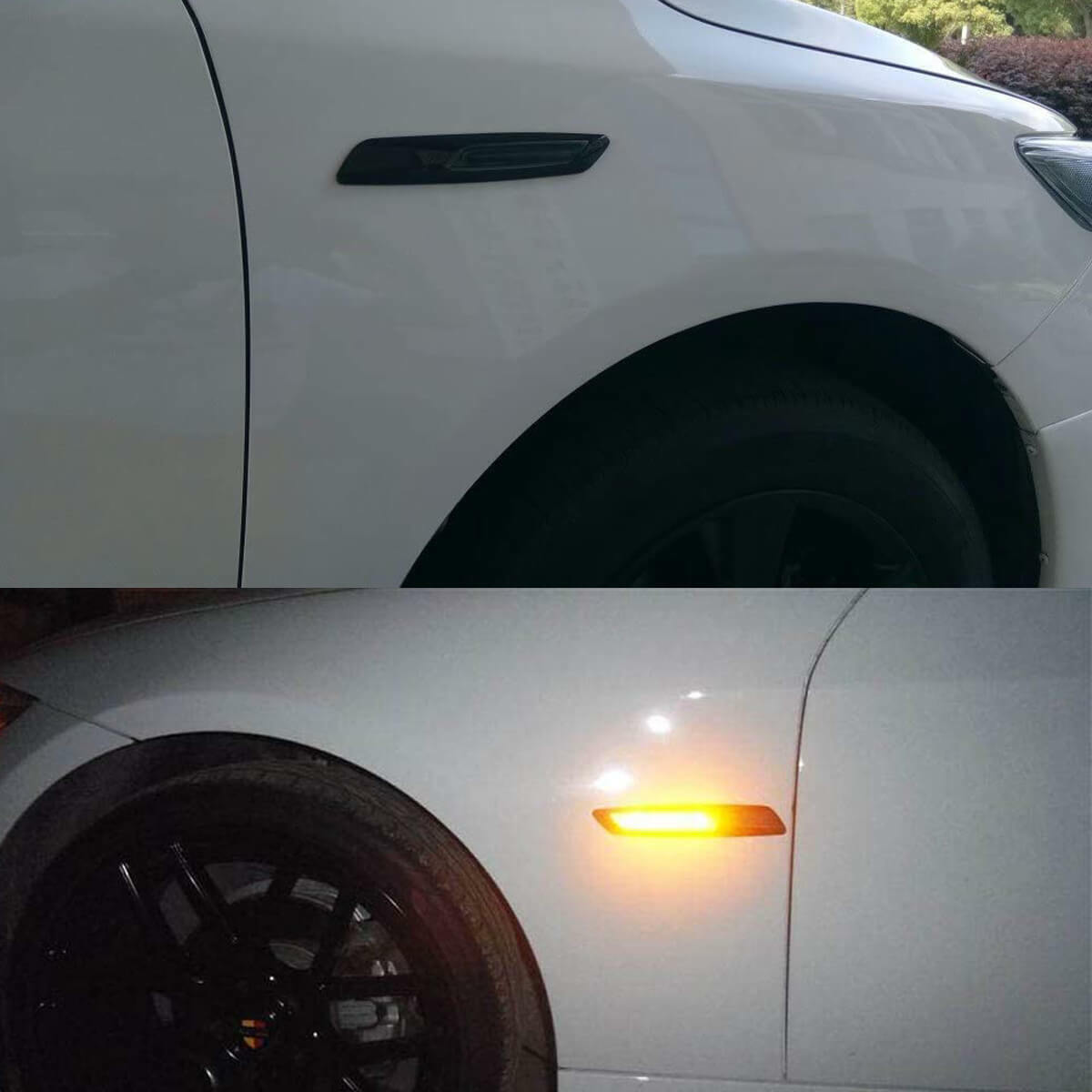 SMOKE LENS LED Fender Side Marker Light Turn Signal Lamp For BMW E90 E91 E92 E93 - Beuti-Ful