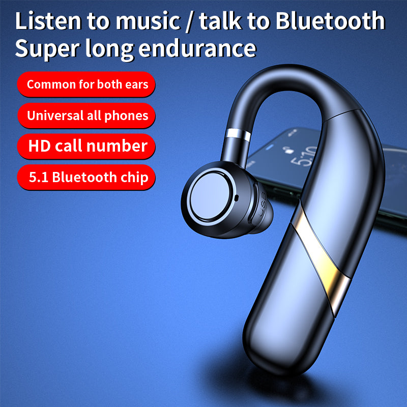X9 Hanging Ear Business Bluetooth Headset Waterproof Single Ear - Beuti-Ful