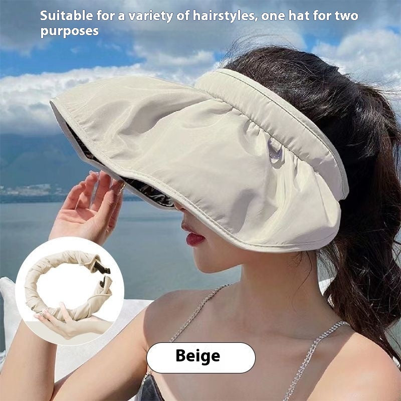 Hat Women's Cycling Sun Protection UV Face Covering Sunhat Outdoor - Beuti-Ful