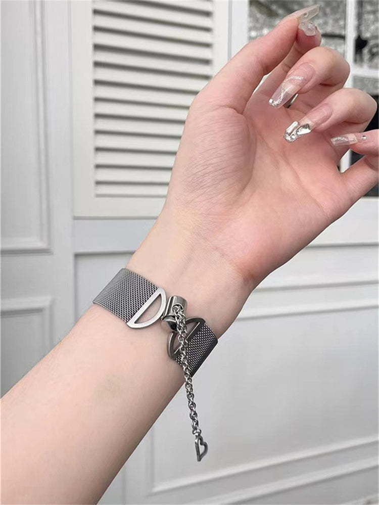 Women's Summer Stainless Steel Milanese Strap - Beuti-Ful