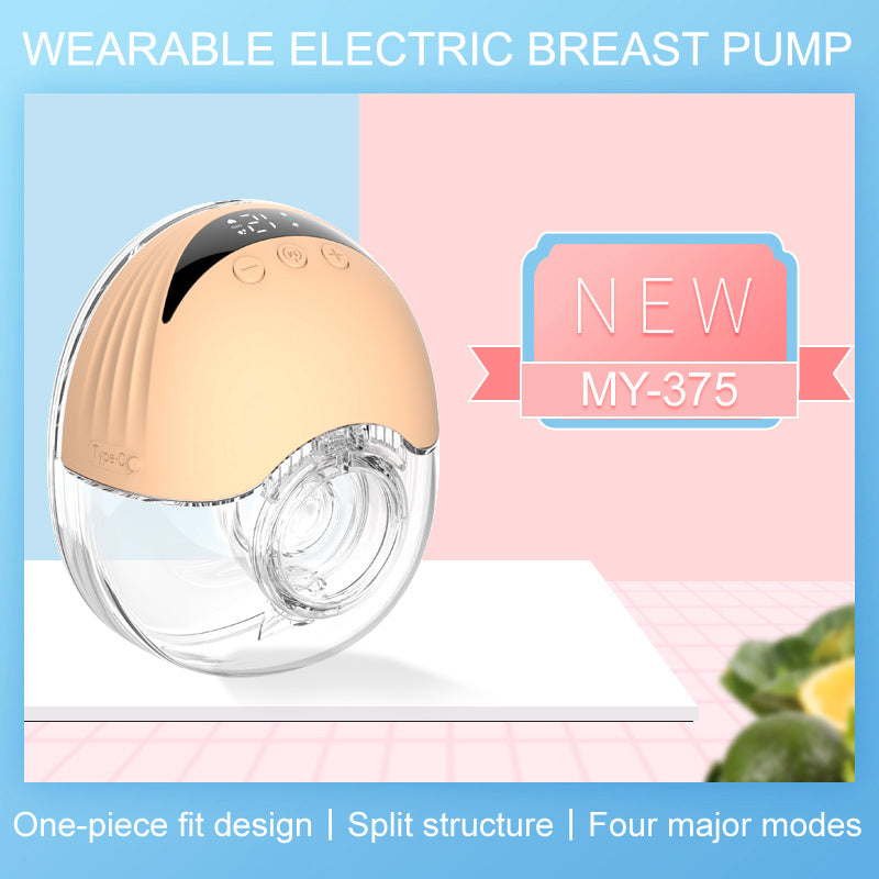 Intelligent Breast Pump, Wearable Large Suction Breast Pump, Silent Portable Automatic Breast Pump