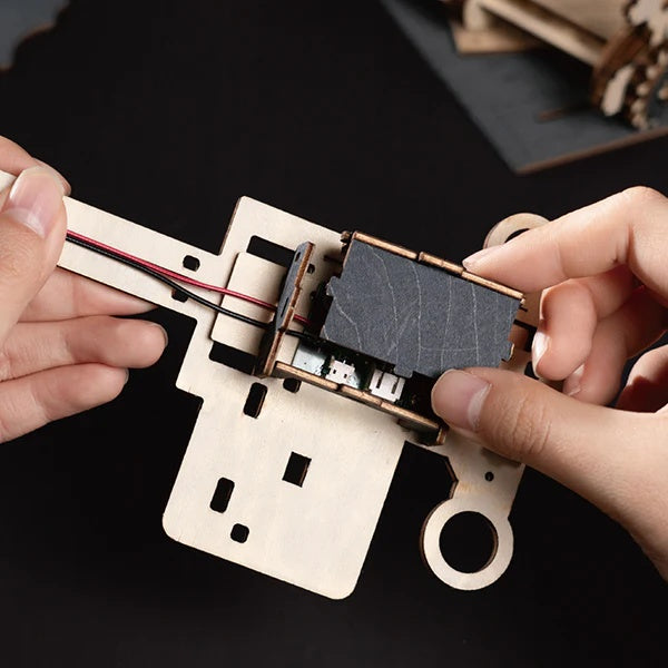 ROKR Marble Spaceport Marble Run 3D Wooden Puzzle, Only Supports TK And Independent Website Platforms - Beuti-Ful