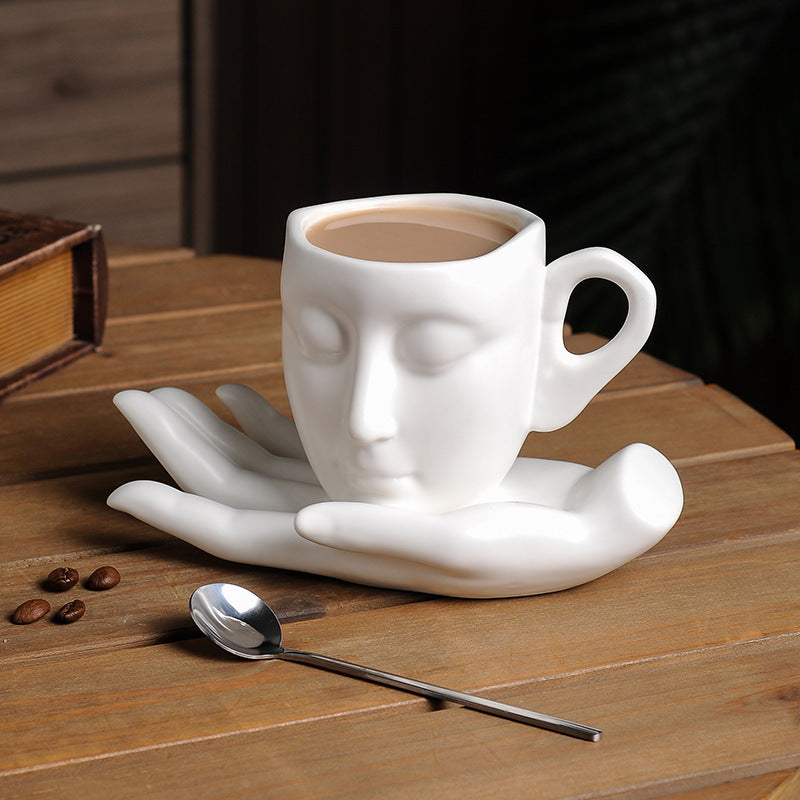 High Temperature Ceramic Creative Abstract Art Hand  Coffee Cup - Beuti-Ful