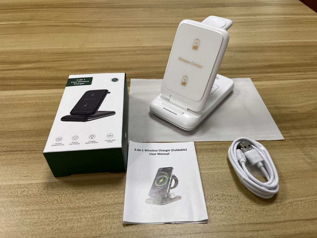 3-in-1 Wireless Charger Foldable Removable Charger - Beuti-Ful