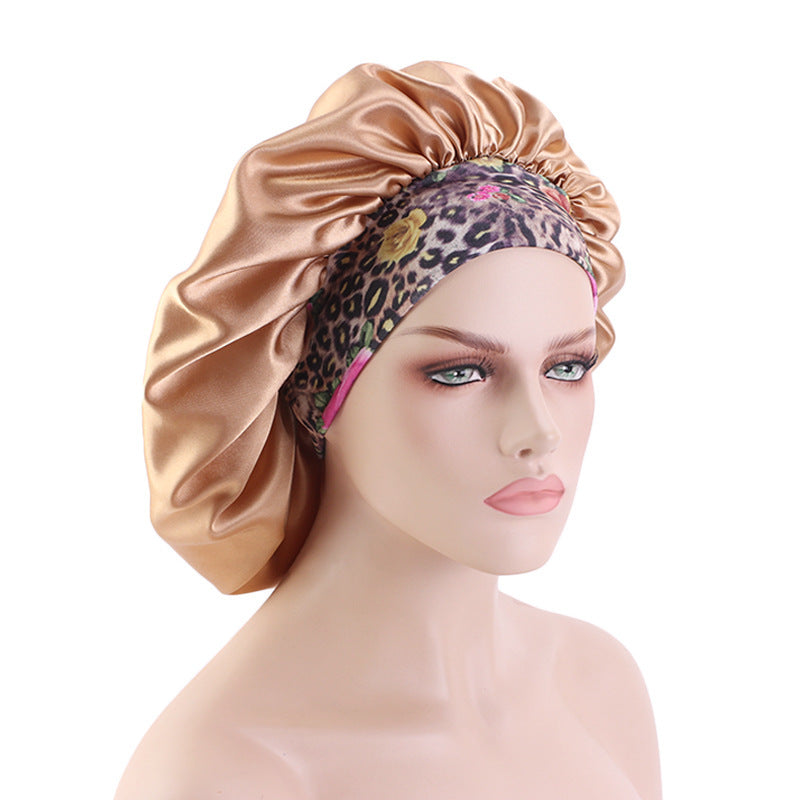 Bohemian Style Large Printed Hair Band Sleeping Hat - Beuti-Ful