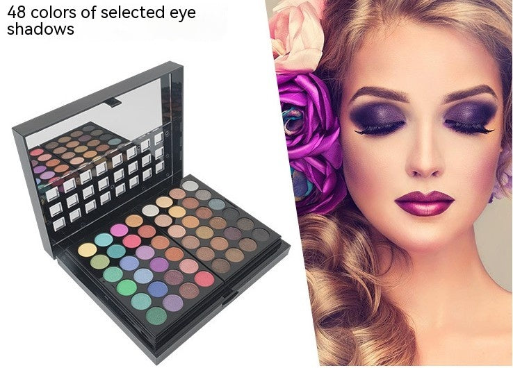 78 Colors Makeup Set 78 Colors Eye Shadow Blush Lip Gloss Makeup Combination Shading Powder Lipstick Eye Shadow Plate Set - Beuti-Ful