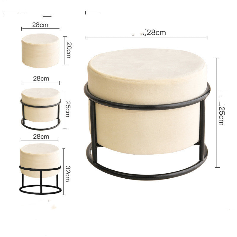 Light Luxury Stool Living Room Small Stool - Beuti-Ful