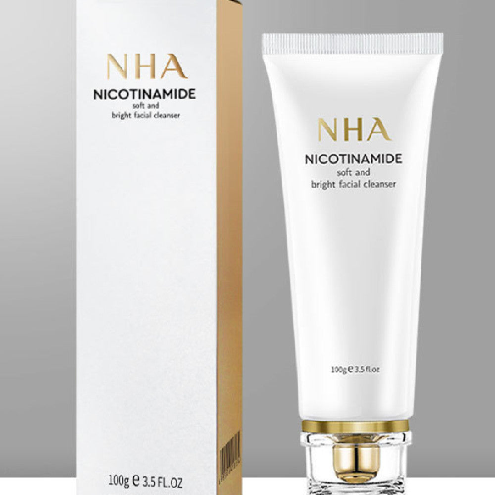 Nicotinamide Soft Transparent Foam Facial Cleanser Balance Water And Oil Not Tight Deep Cleansing