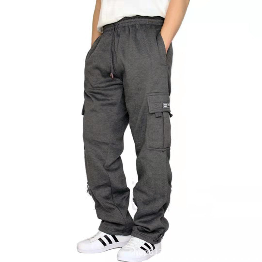 Men Pants Sweatpants Stretch Elastic Waist Jogger Sports Pants Drawstring Trousers Fashion Mens Clothing - Beuti-Ful