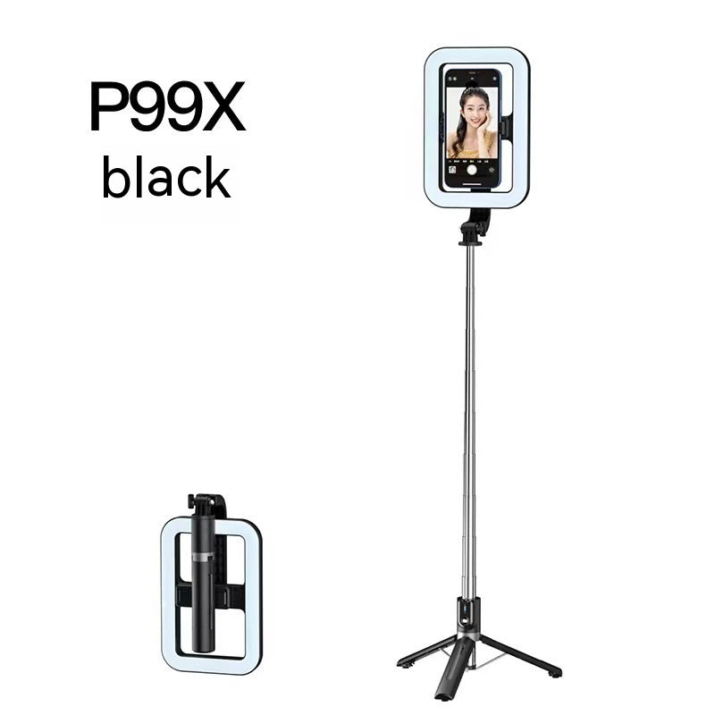 8-inch Beauty Fill Light Selfie Stick Bluetooth Remote Control Integrated Outdoor Floor Live Tripod - Beuti-Ful