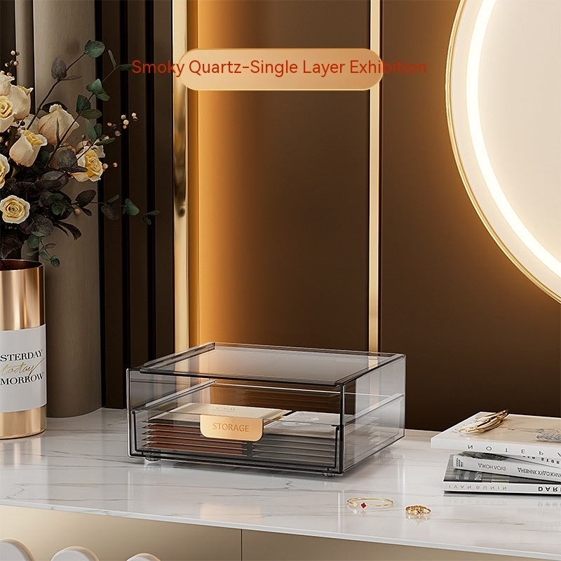 Desktop Large-capacity Cosmetics Dustproof Storage Box - Beuti-Ful