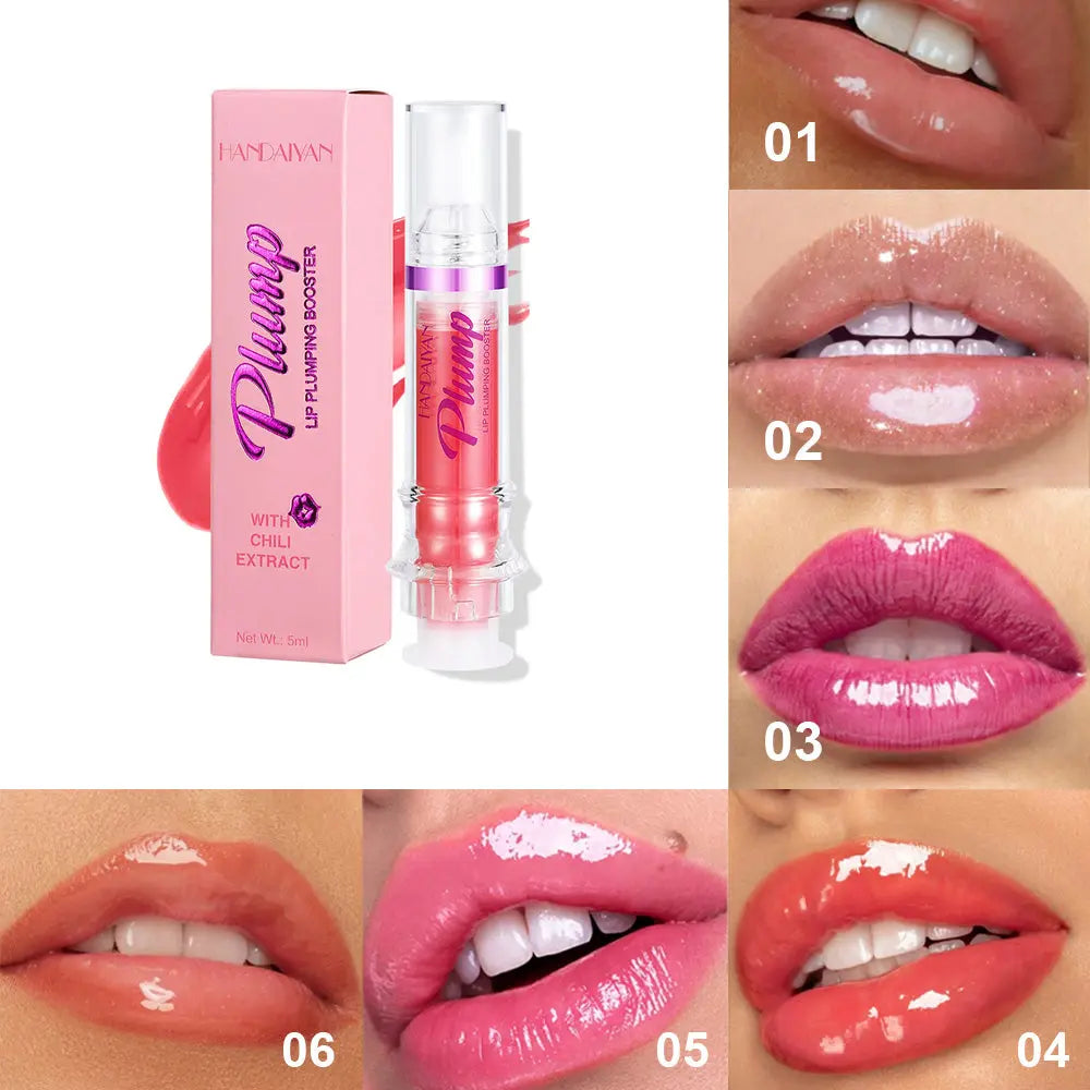 New Tube Lip Rich Lip Color Slightly Spicy Lip Honey Lip Glass Mirror Face Lip Mirror Liquid Lipstick - Beuti-Ful