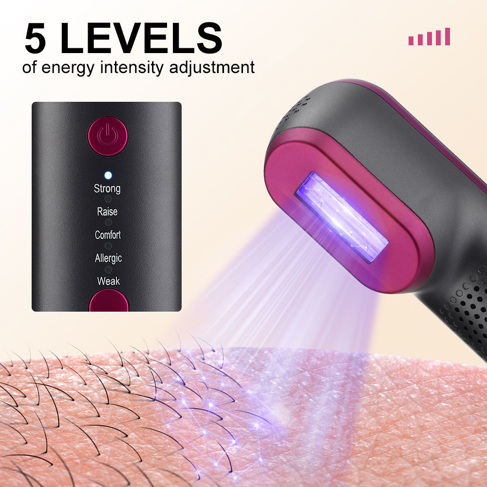 1PCS Laser Hair Removal For Women And Man 100,000 Flashes IPL Painless Laser Hair Removal - Beuti-Ful