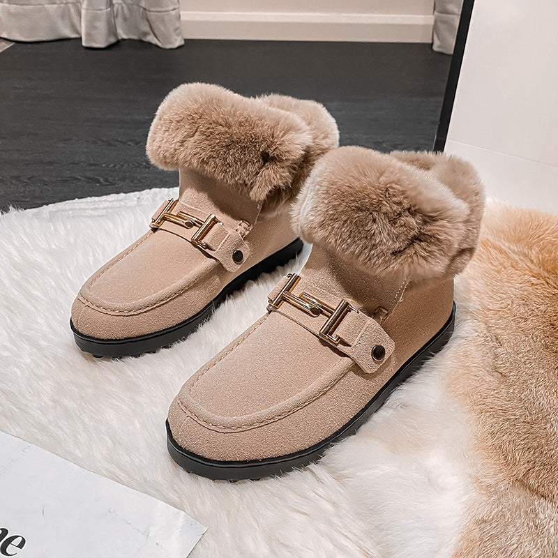 New Fleece Boots For Women Keep Warm - Beuti-Ful