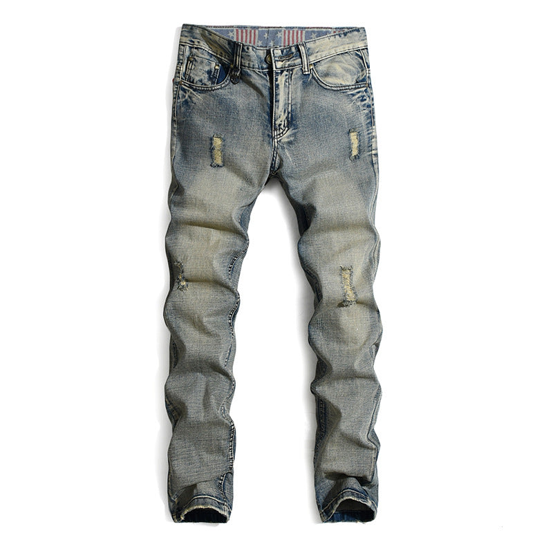 Fashion Ripped Cool Jeans Men - Beuti-Ful