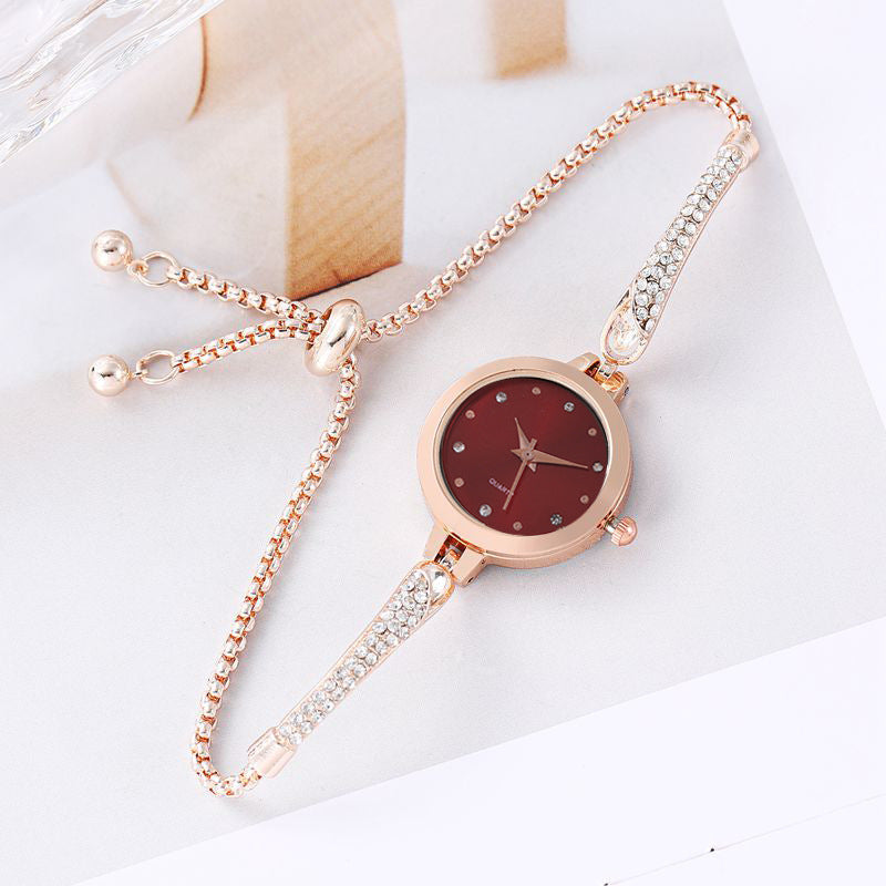 Women's Fashion Diamond Inlaid Elegant Bracelet Watch - Beuti-Ful
