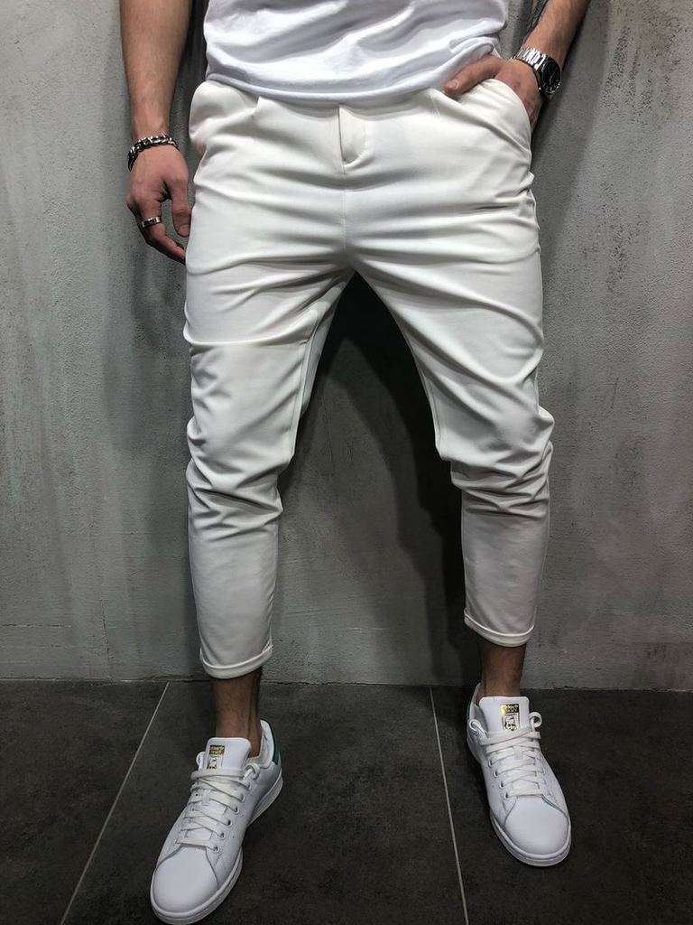 Pure Color All-Match Straight Leg Pants