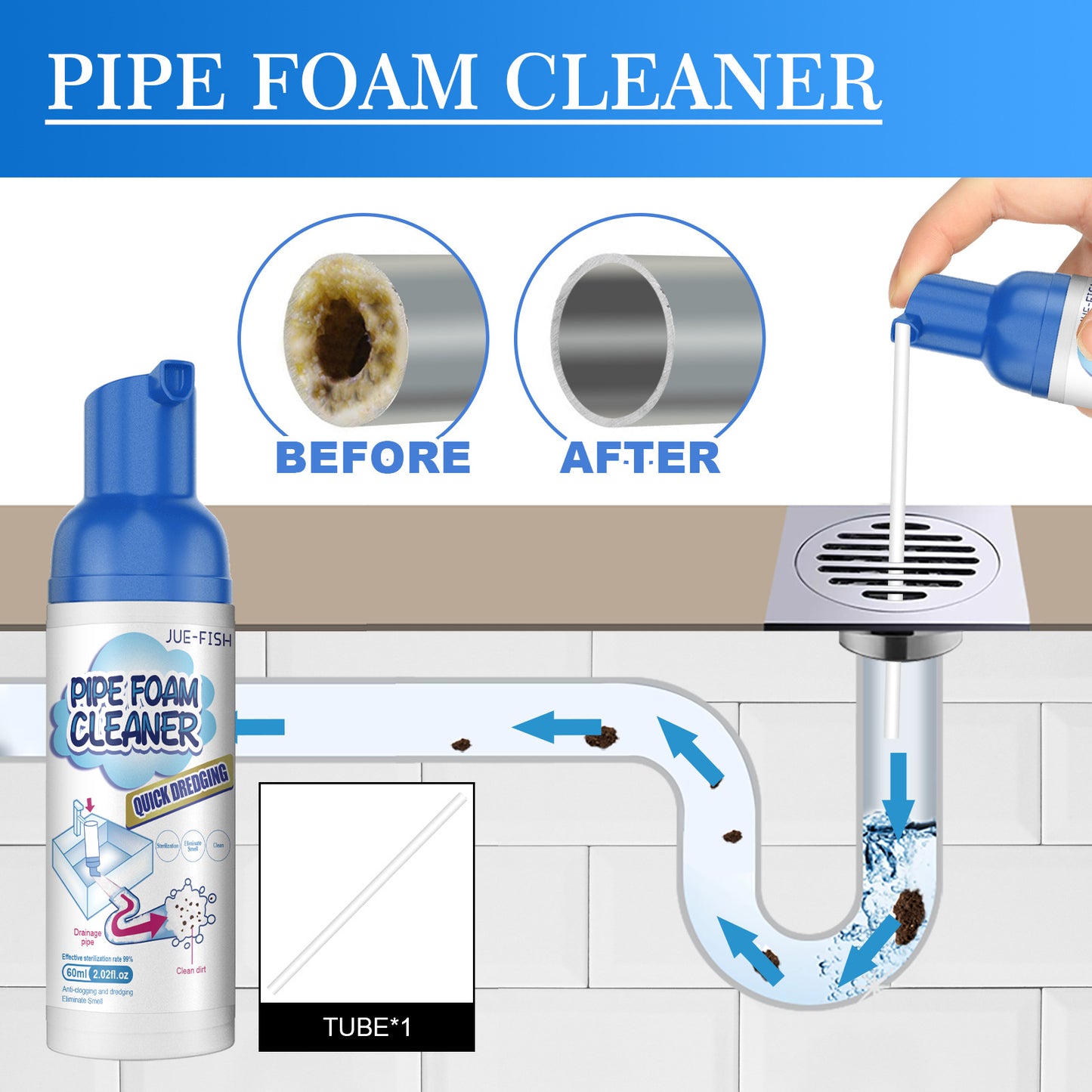 Pipeline Odor Foam Cleaner - Beuti-Ful